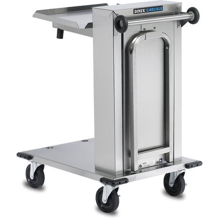 Dinex DXPIDT1C1520 100 Trays 22.75" x 29.75" x 37.75" Stainless Steel Single Stack Cantilever Tray Dispenser