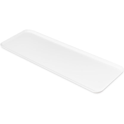 Carlisle 1030FMT301 30" x 10 7/16" x 3/4" Pearl White Fiberglass Market Tray