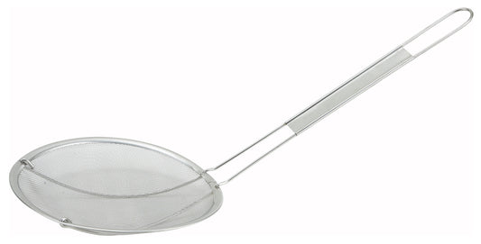 Winco MSS-6.5 6-1/2" Single Stainless Steel Course Mesh Strainer
