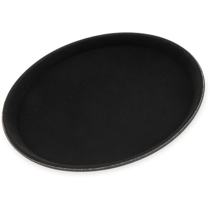 Carlisle 1100GL004 11" Black Round GripLite Tray