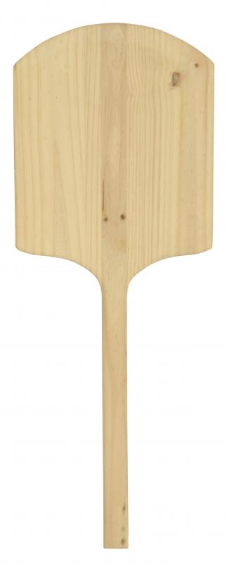 Omcan 80605 14" x 16" Wooden Pizza Peel with 36" Over-all Length