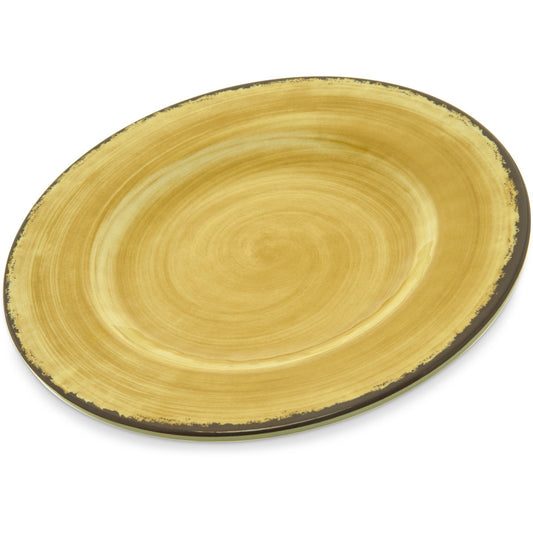 Carlisle 5400213 9" Amber Mingle Melamine Dinner Plate