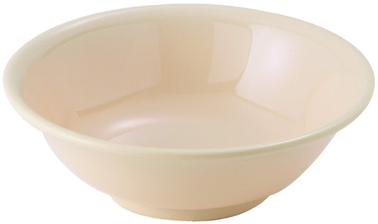 Winco MMB-22 22 oz. Tan Melamine Rimless Bowls