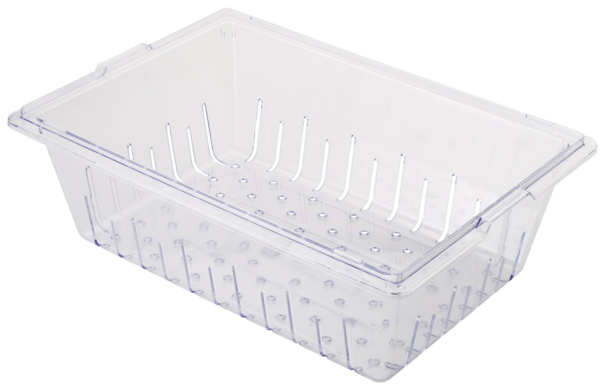Winco PFSF-8C 18"x26"x8.5" Clear Colander