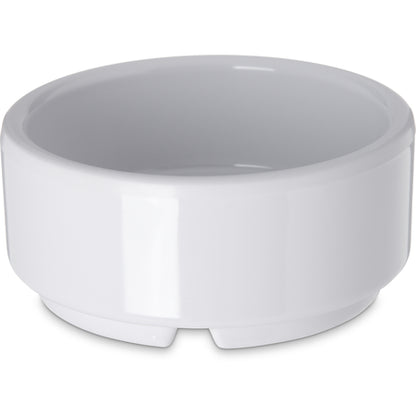 Carlisle 41002 2 oz White Straight-Sided Melamine Ramekin