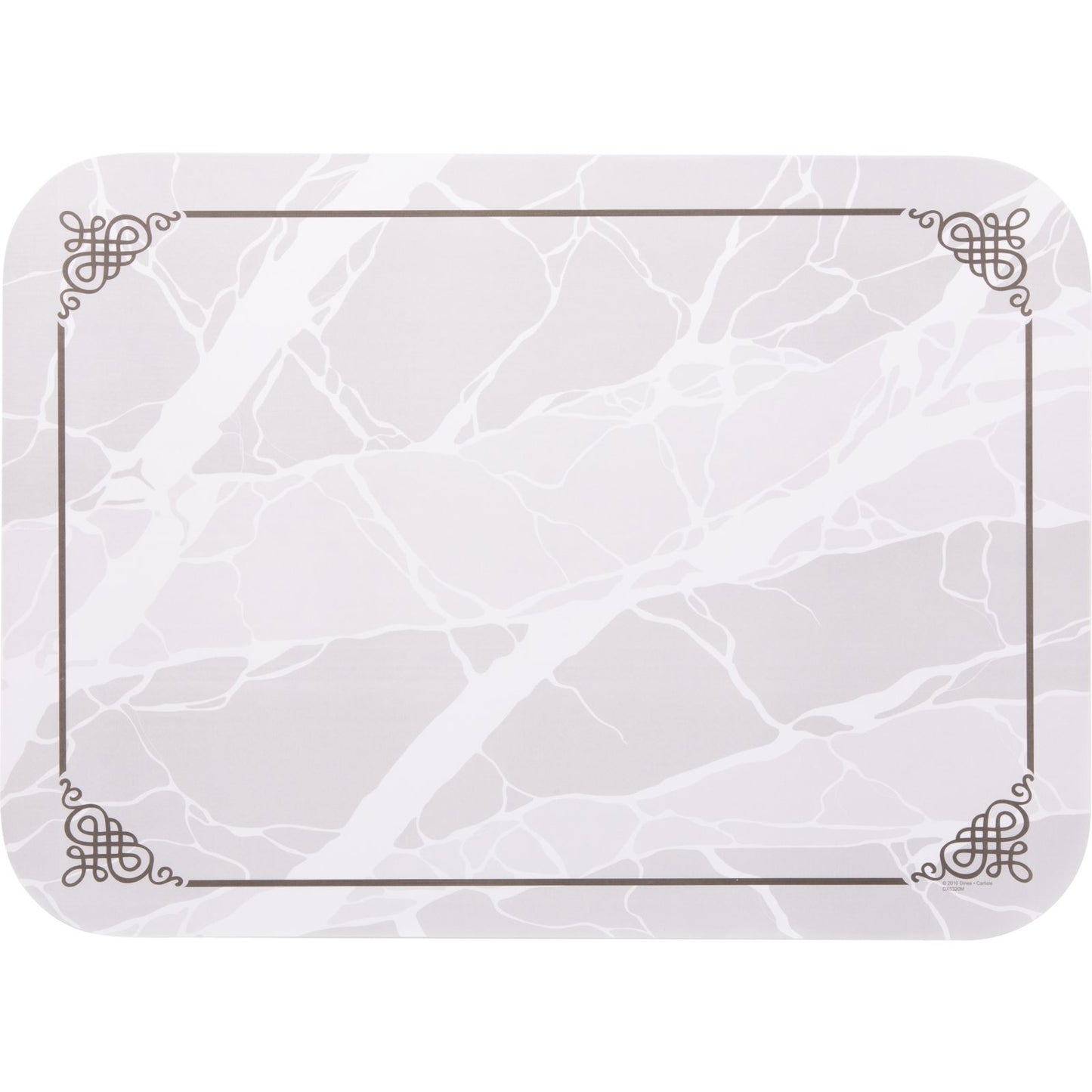 Carlisle DX5320M 13-5/8"x18-3/4" Marbled Elegance Pattern Size: M w/Straight Edge/Round Corner