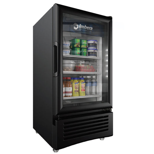 Omcan 45801 4cu.ft. / 113L 19" Swing Glass Door Countertop Elite Refrigeration