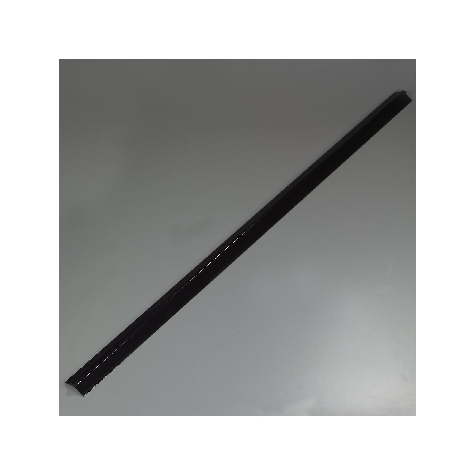 Carlisle 967503 6' Black Standard Sneeze Guards Ridge Channel