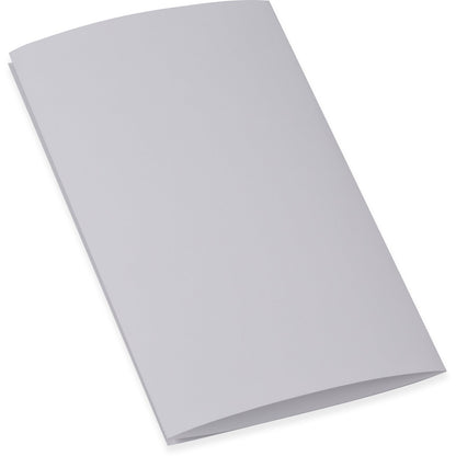 Dinex DX6SM0010000 8-1/2"x14" White Blank Laser-Compatible Sheets, Two 8-1/2" perf (3 panel) Unprinted