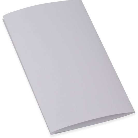 Dinex DX6SM0010000 8-1/2"x14" White Blank Laser-Compatible Sheets, Two 8-1/2" perf (3 panel) Unprinted