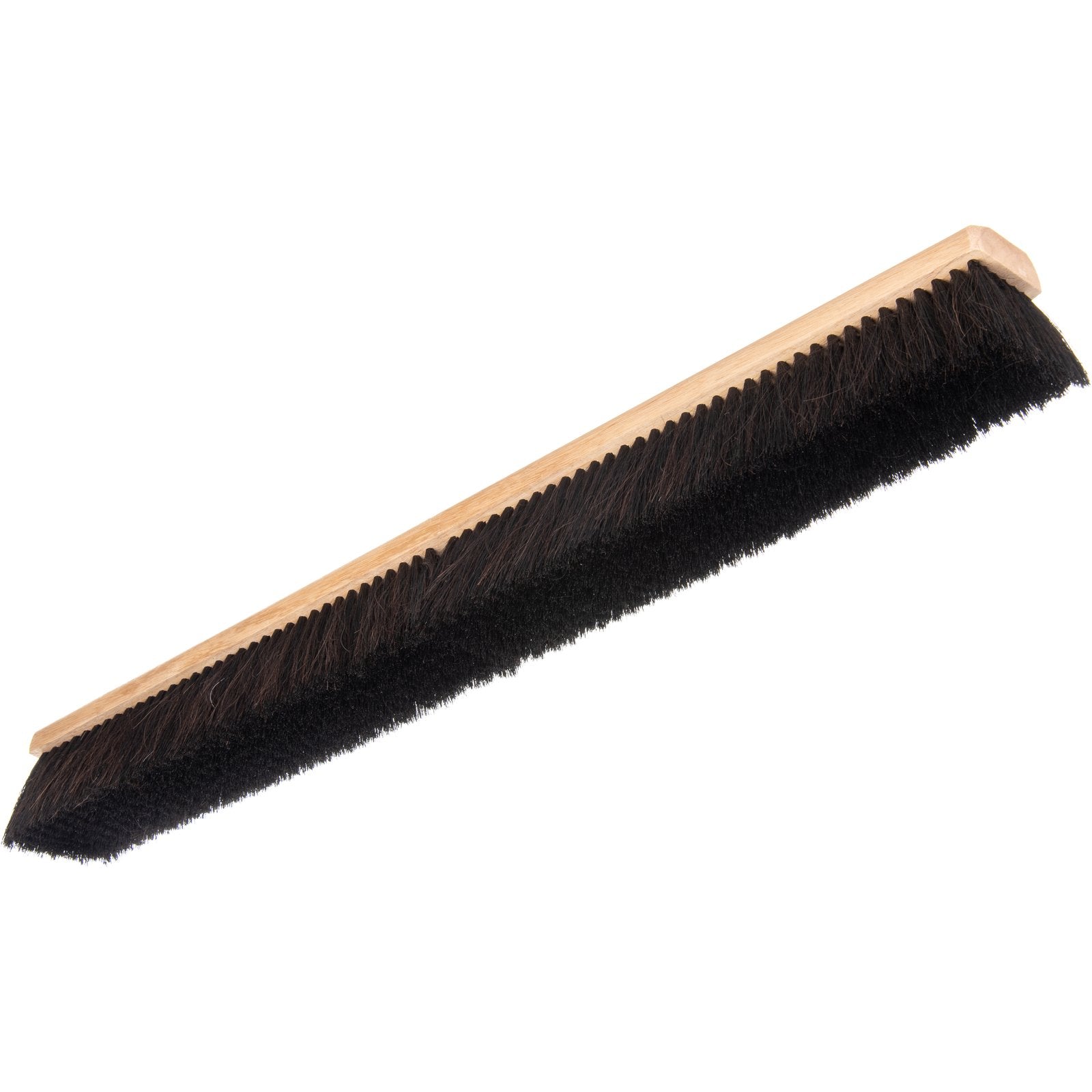 Carlisle 4504303 36" Flo-Pac Hardwood Push Broom Head with Black Blended Horsehair Bristle