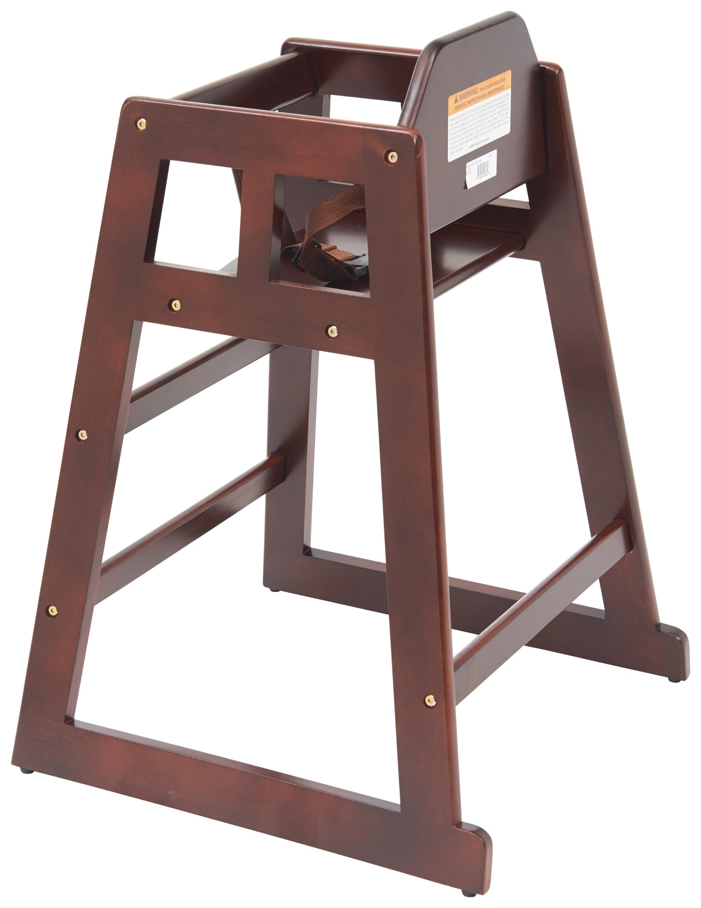 Winco CHH-103A Mahogany Wood High Chair