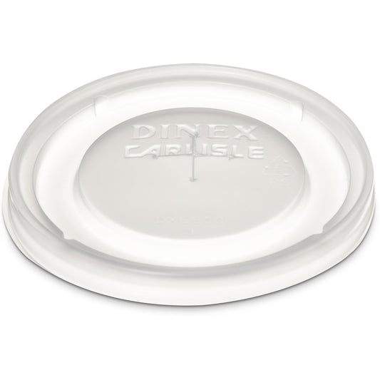 Dinex DX5900ST8714 Translucent Fenwick Tumbler Lid with Straw Slot (1000/cs)