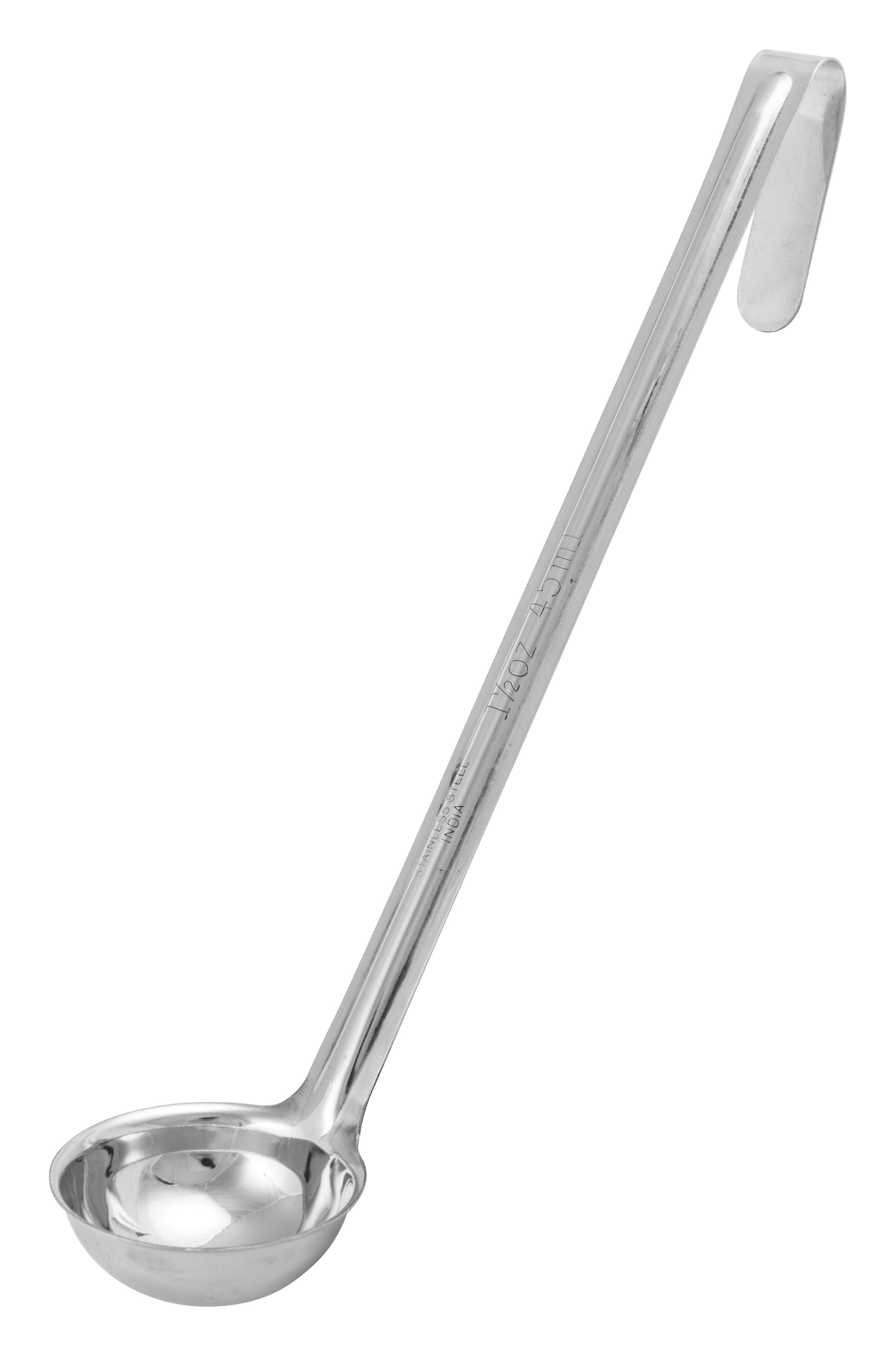 Winco LDIN-1.5 1-1/2 oz. Stainless Steel Ladle