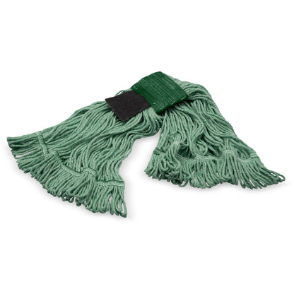 Carlisle 369418S09 Medium Green Acrylic Fiber Looped-End Mop w/ Green Band