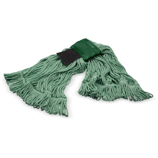 Carlisle 369418S09 Medium Green Acrylic Fiber Looped-End Mop w/ Green Band