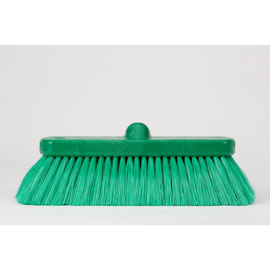 Carlisle 41278EC09 10" Green Color Coded Flo-Thru Wall & Equipment Brush