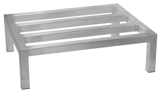Winco ASDR-1424 14" x 24" x 8" Aluminum Dunnage Rack