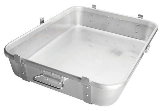 Winco ALRP-1824L Aluminum Roast Pan w/ Straps & Lugs
