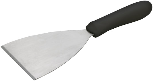 Winco TKP-40 4-7/8" x 4" Blade Black Polypropylene Handle Scraper