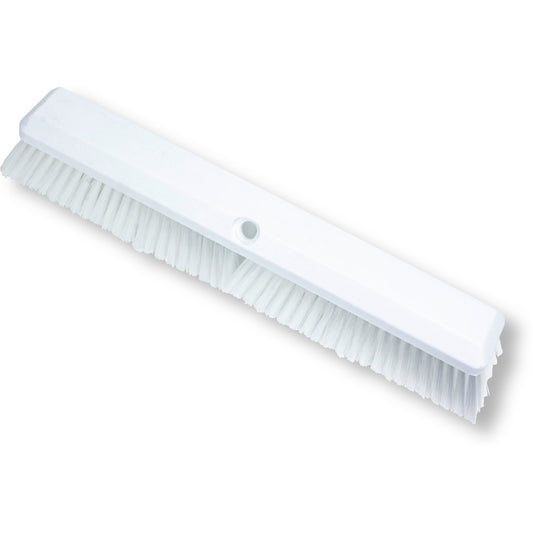 Carlisle 41890EC02 18" White Color Coded Omni Sweep Push Broom Head
