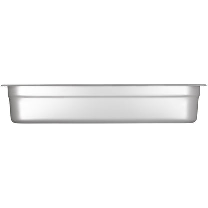 Carlisle 60700HL4 1/2 Size Stainless Steel DuraPan Light Gauge Steam Table Long Hotel Pan, 4" Deep