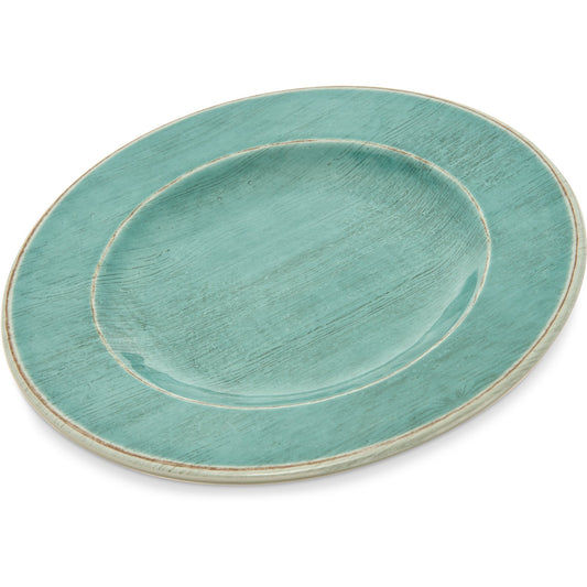 Carlisle 6400215 9" Aqua Grove Melamine Salad Plate
