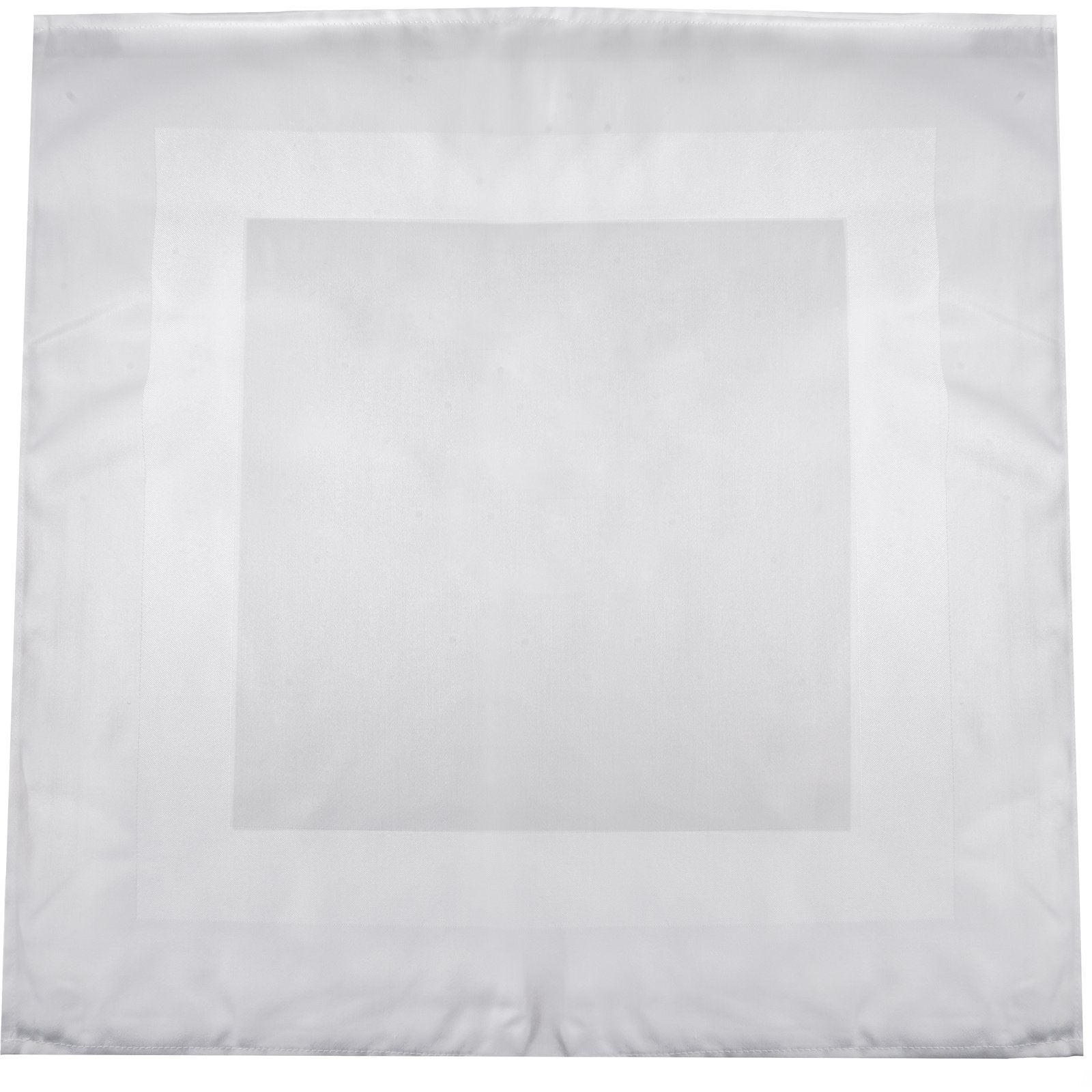 Snap Drape 54682222NH010 22" x 22" White Spun Polyester Microfiber Milan Birdseye Napkin
