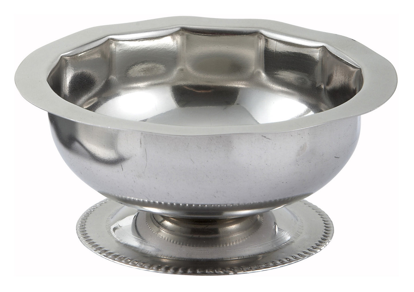 Winco SD-5 5 oz. Stainless Steel Sherbet Dish