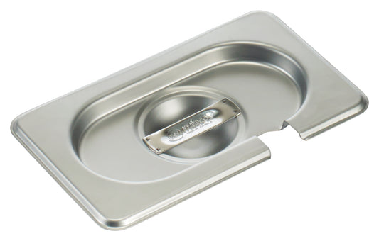 Winco SPCN-GN Stainless Steel Slotted Steam Pan Cover for SPJH-906GN