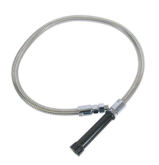 BK Resources BKH-72-G Stainless Pre-Rinse Hose 72" Spray Hose, Includes Universal Adapter
