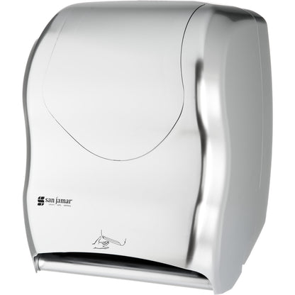 San Jamar T1470SS Summit Smart System with IQ Sensor Electronic Touchless Towel Dispenser, Stainless Steel - Stainless Steel