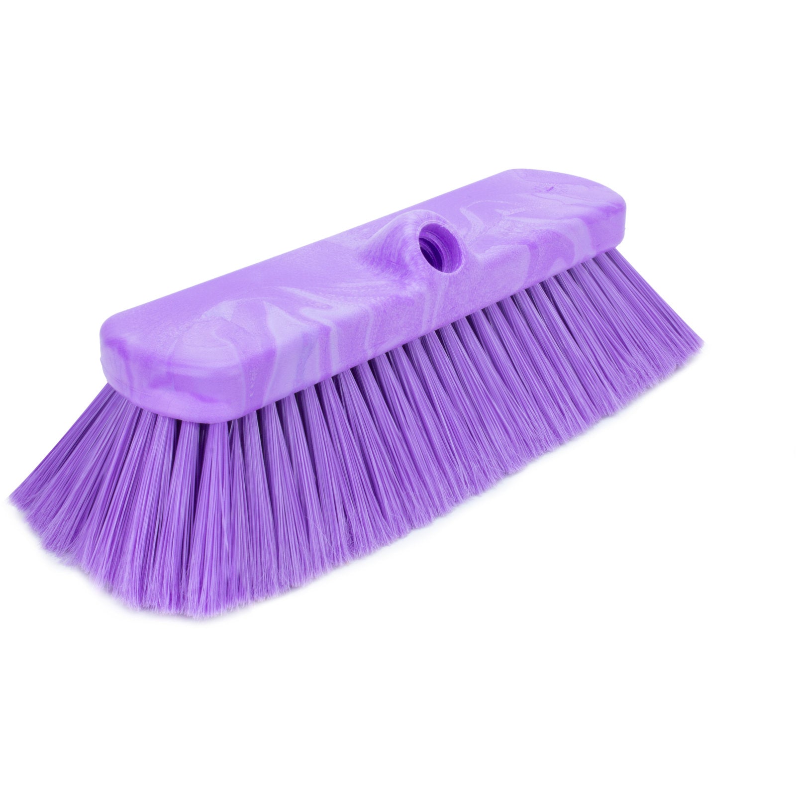 Carlisle 41278EC68 10" Purple Color Coded Flo-Thru Wall & Equipment Brush