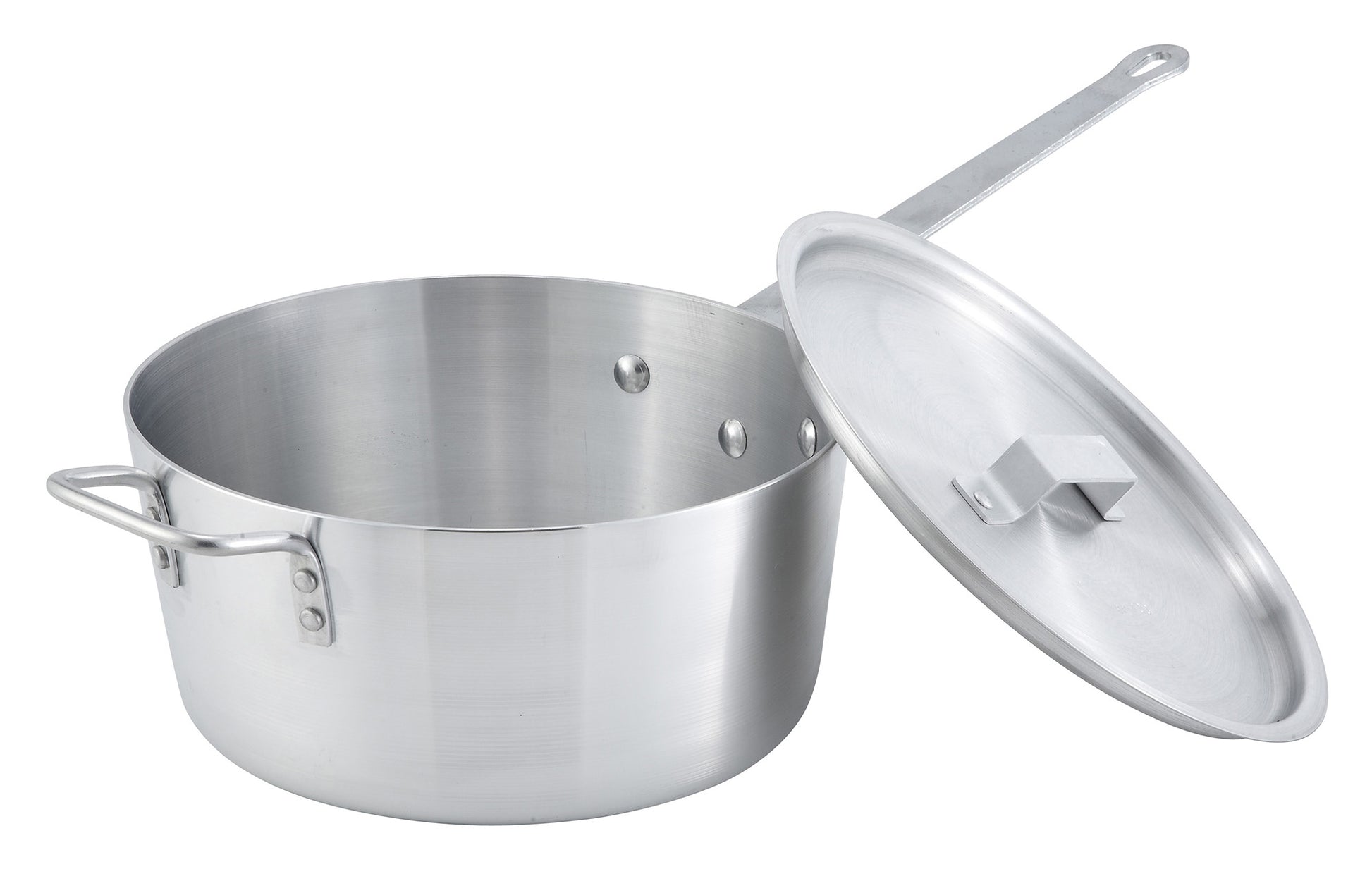 Winco ASP-10 10 Qt. Aluminum Sauce Pan