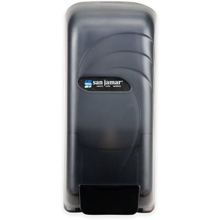 San Jamar S890TBK 800 mL Black Pearl ABS Classic Liquid/Lotion Refillable Soap Dispenser
