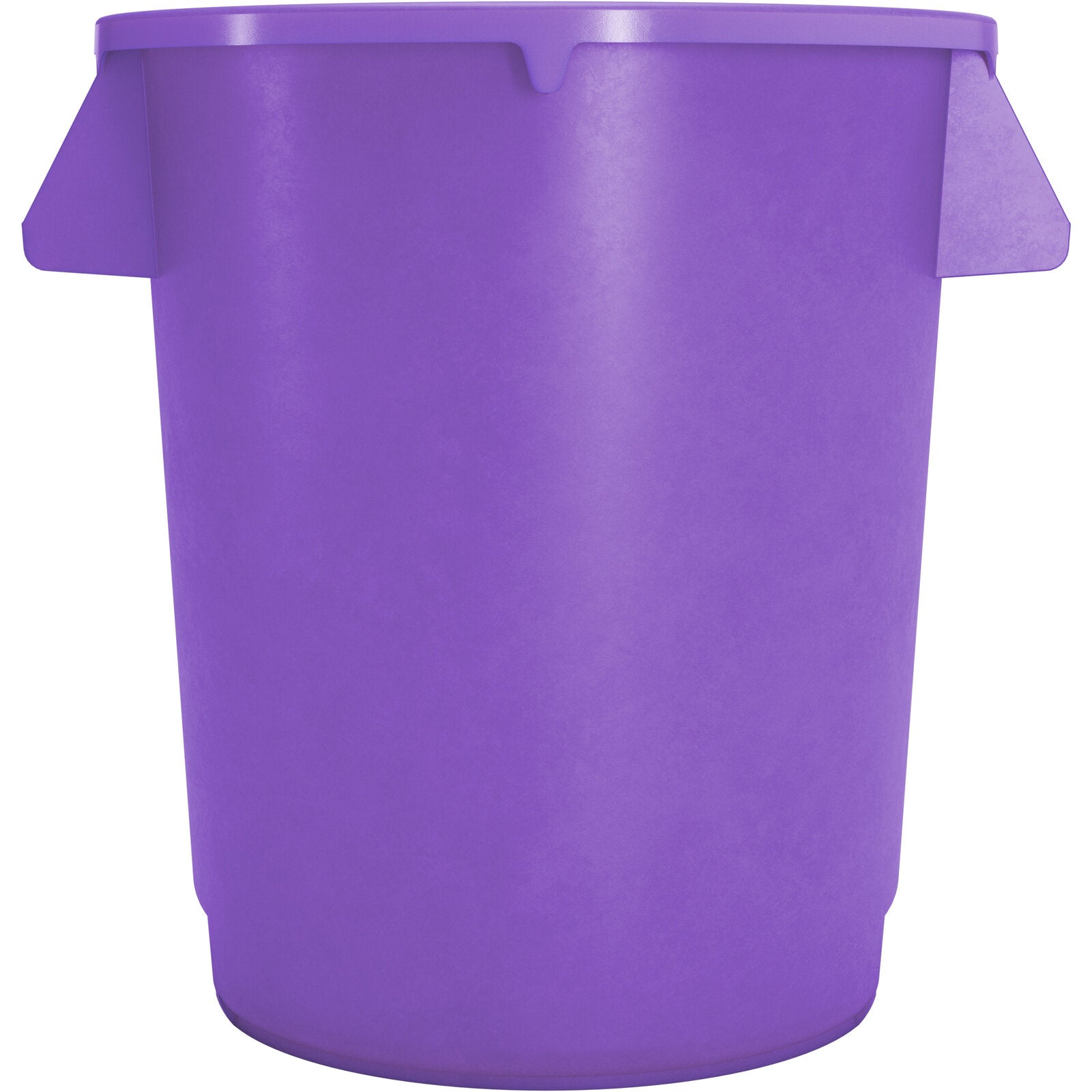 Sparta 84101089 10 Gallon Purple Round Polyethylene Bronco Waste Bin Trash Container