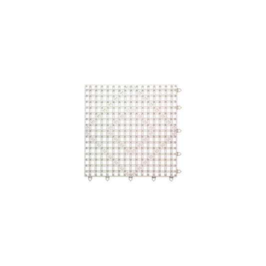 San Jamar VM5280CL 1'X1' Clear Versa-Mat Bar Mat