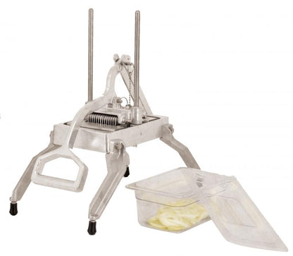 Omcan 41863 Countertop Vertical Fruit and Vegetable Slicer with 1/4" Cutter Blade