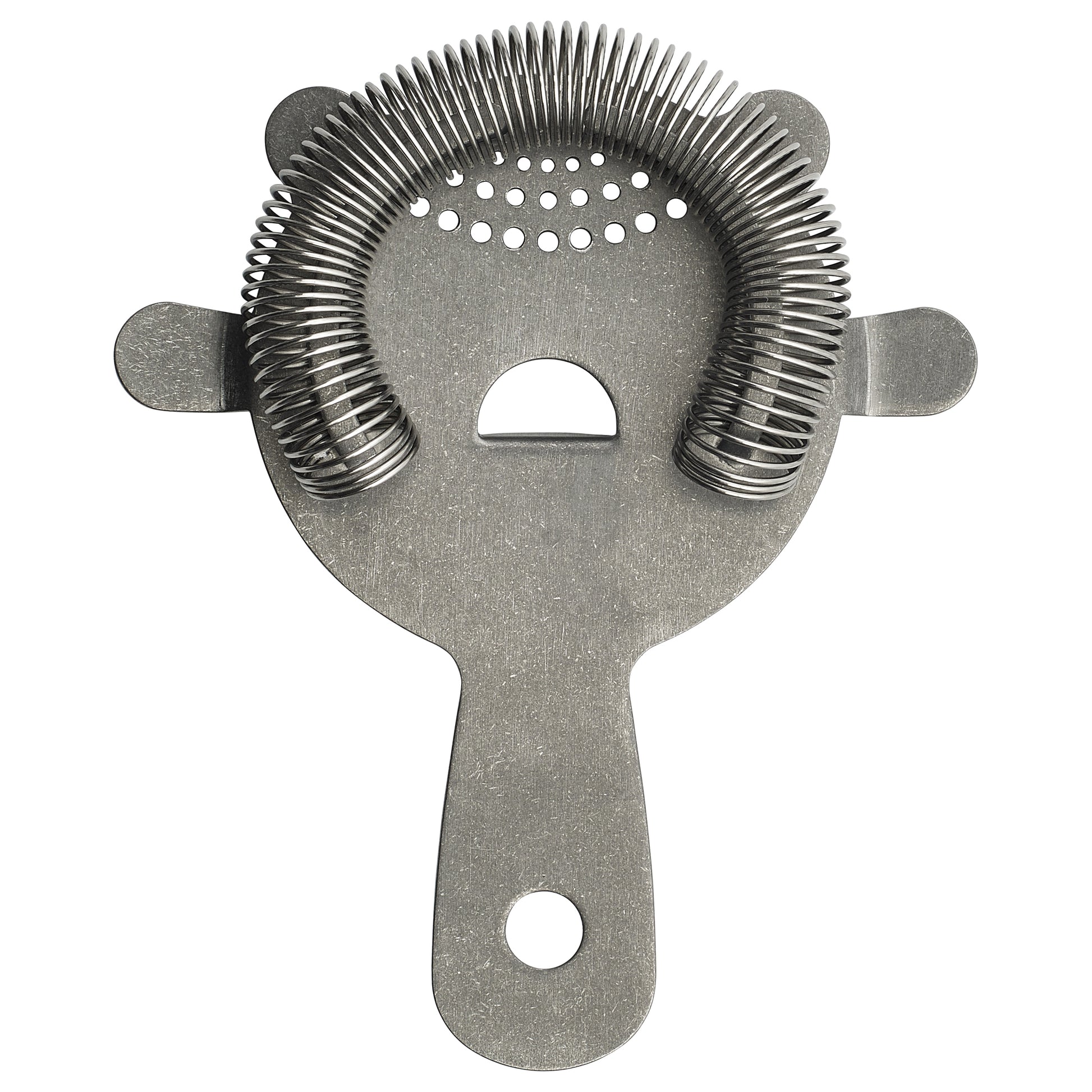 Winco BABS-6CS Stainless Steel After 5 4-Prong Bar Strainer, Crafted Steel Finish