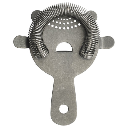 Winco BABS-6CS Stainless Steel After 5 4-Prong Bar Strainer, Crafted Steel Finish