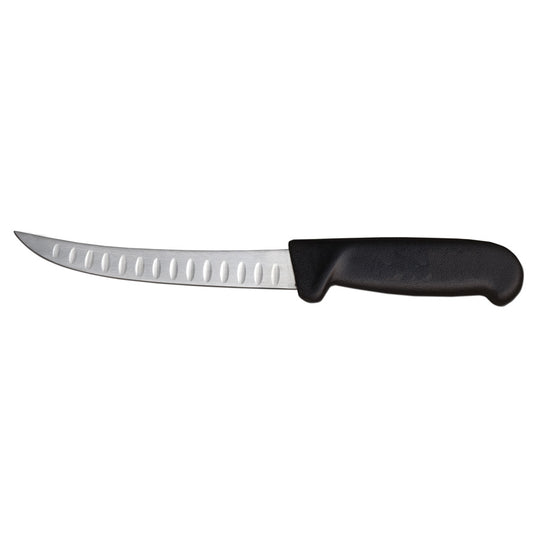 Omcan 11819 6-inch Curved Blade Boning G-Edge Knife