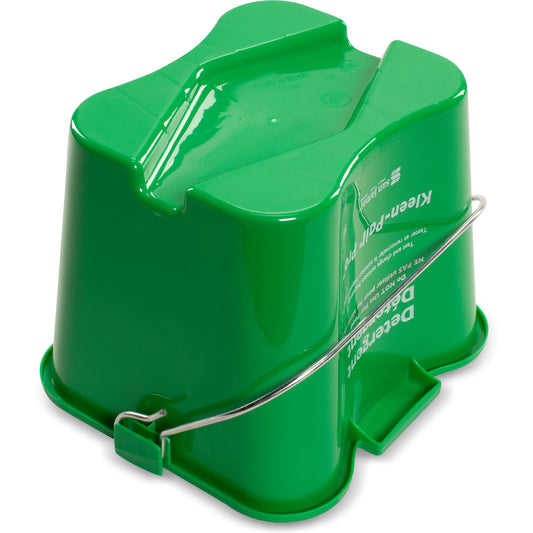 San Jamar KPP97GN 3 Qt. Green Polypropylene Kleen-Pail Pro Bucket