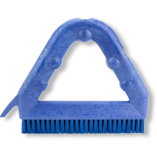 Carlisle 41323EC14 9" Blue Spart Color Coded Tile and Grout Brush