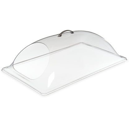 Carlisle PSD21EH07 21-1/4" x 13-3/8" Clear Polycarbonate End Cut