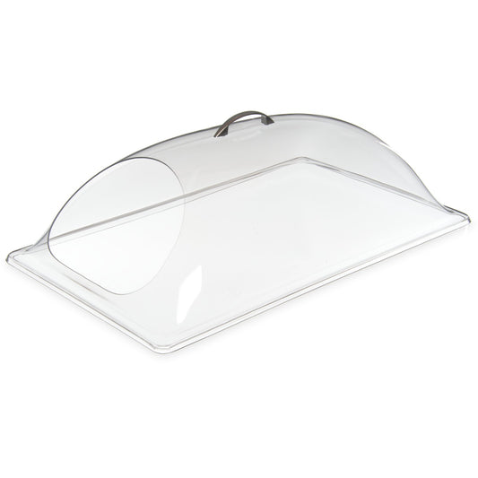Carlisle PSD21EH07 21-1/4" x 13-3/8" Clear Polycarbonate End Cut