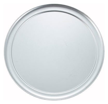Winco APZT-16 16" Aluminum Wide Rim Pizza Tray