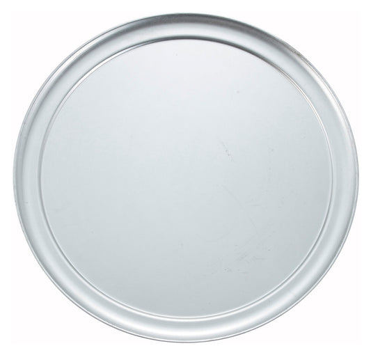Winco APZT-16 16" Aluminum Wide Rim Pizza Tray