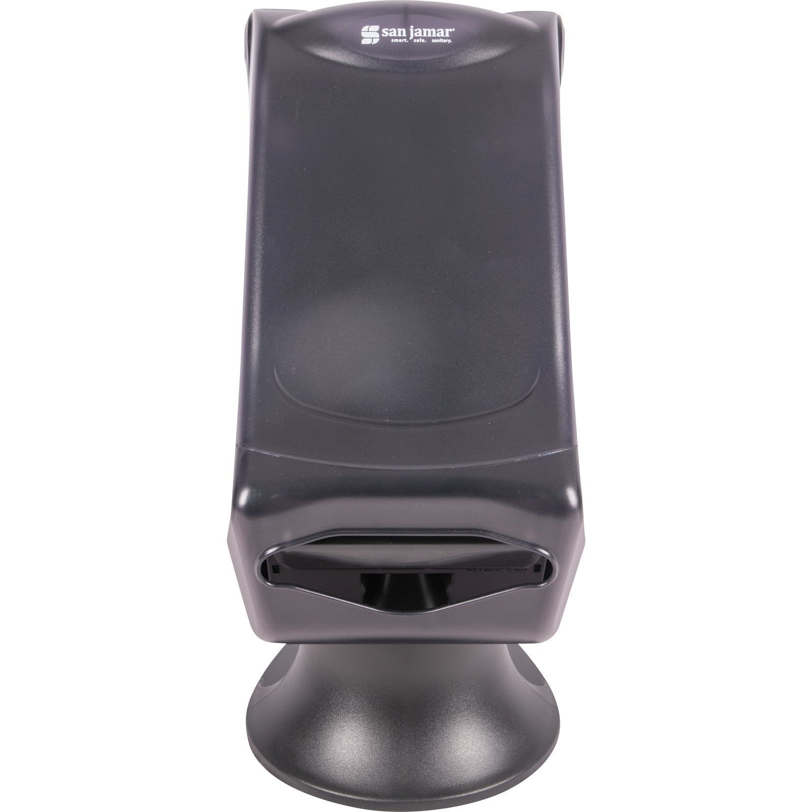 Carlisle H5005STBK 450 Napkin Black Venue Napkin Dispenser with Stand, Fullfold Control Face