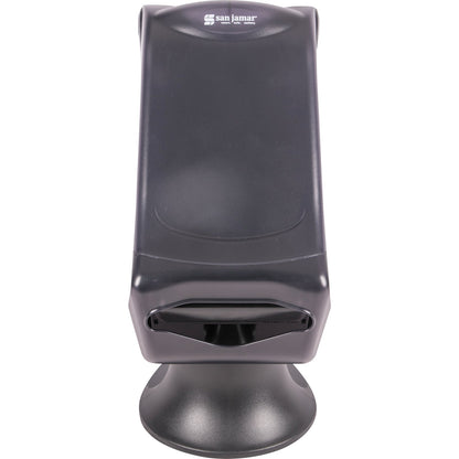 Carlisle H5005STBK 450 Napkin Black Venue Napkin Dispenser with Stand, Fullfold Control Face