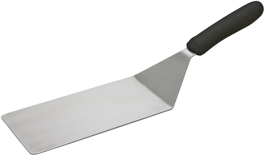 Winco TKP-42 Black Polypropylene Handle Turner w/ Offset, 8" x 4" Blade
